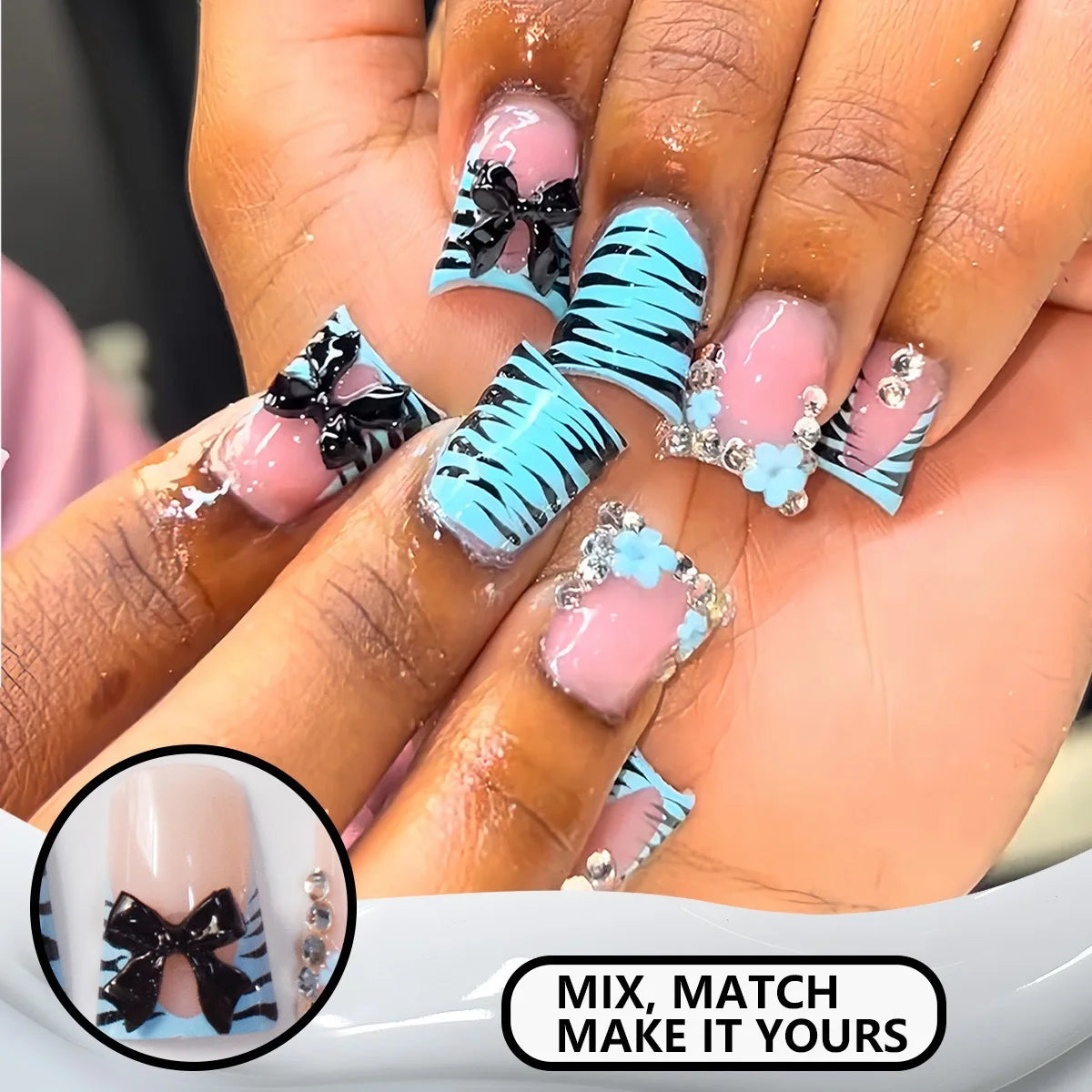 Coquette Babe – Press on nails 3D