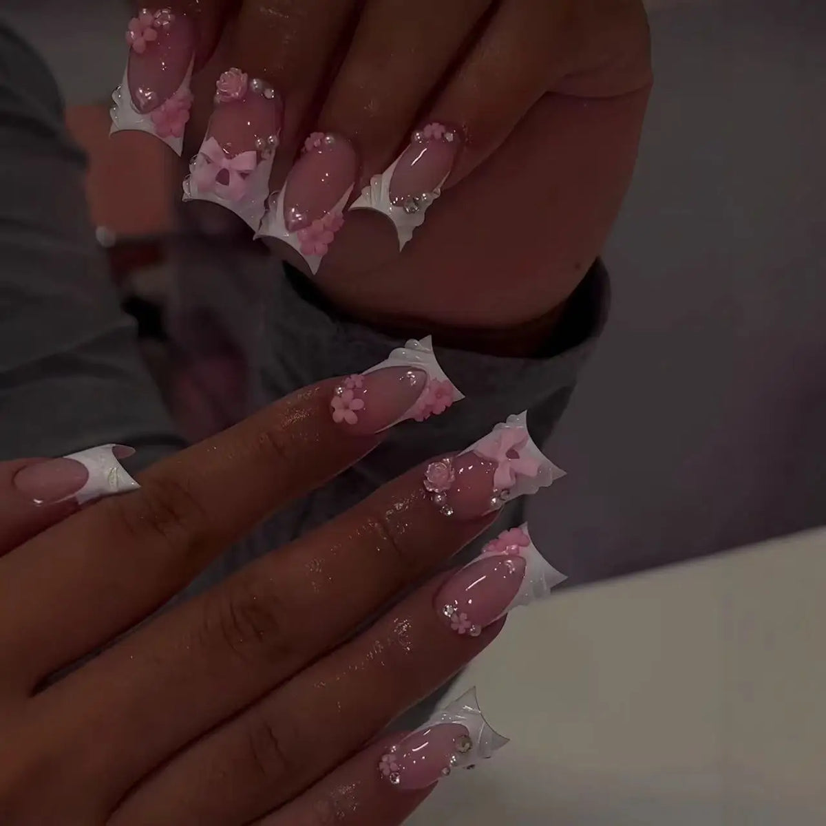 Coquette Babe – Press on nails 3D